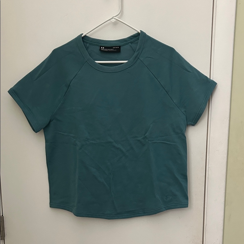 Under Armour Teal Short Sleeve Women's Sweatshirt